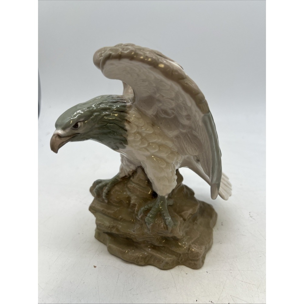 Vintage 1974 Aldon Accessories Porcelain 6.5" Imperial Painted Eagle